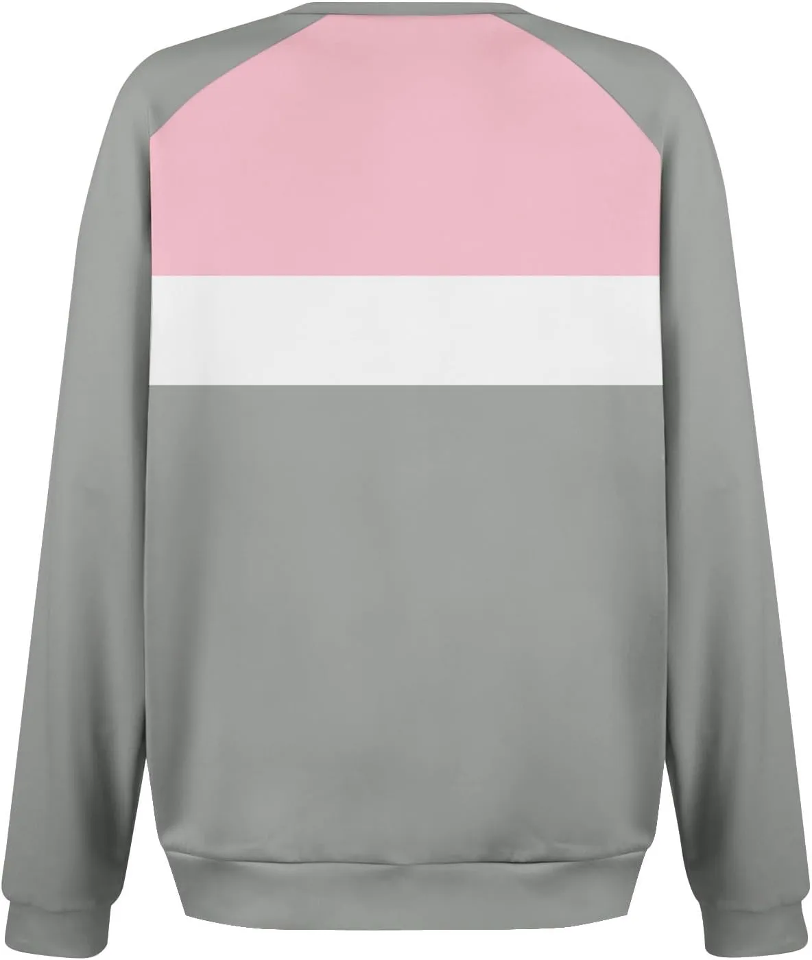 Womens Crewneck Sweatshirt Pullover Trendy Sweatshirts Cute Long Sleeve Y2k Fall Tops Outfits with Pockets
