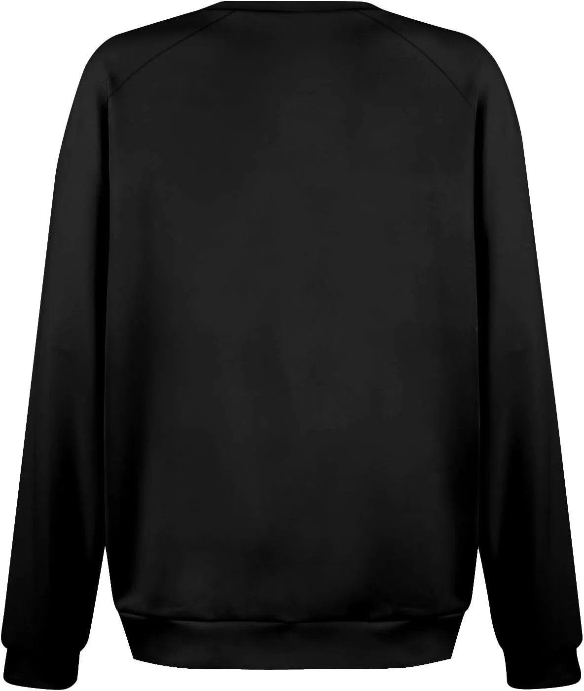 Women's Crewneck Sweatshirts Casual Long Sleeve Crewneck Tops Lightweight Pullover Sweaters with Pocket