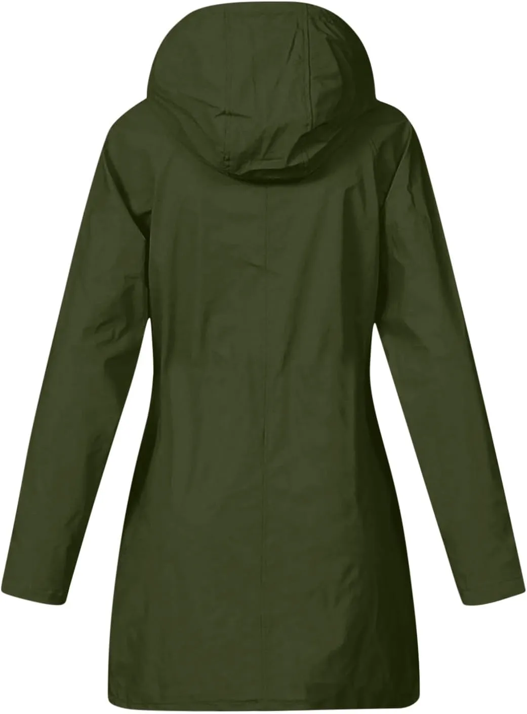 Womens Rain Jacket Waterproof with Hood, Rain Coats for Women Outdoor Lightweight Jackets Fall Athletic Windbreaker