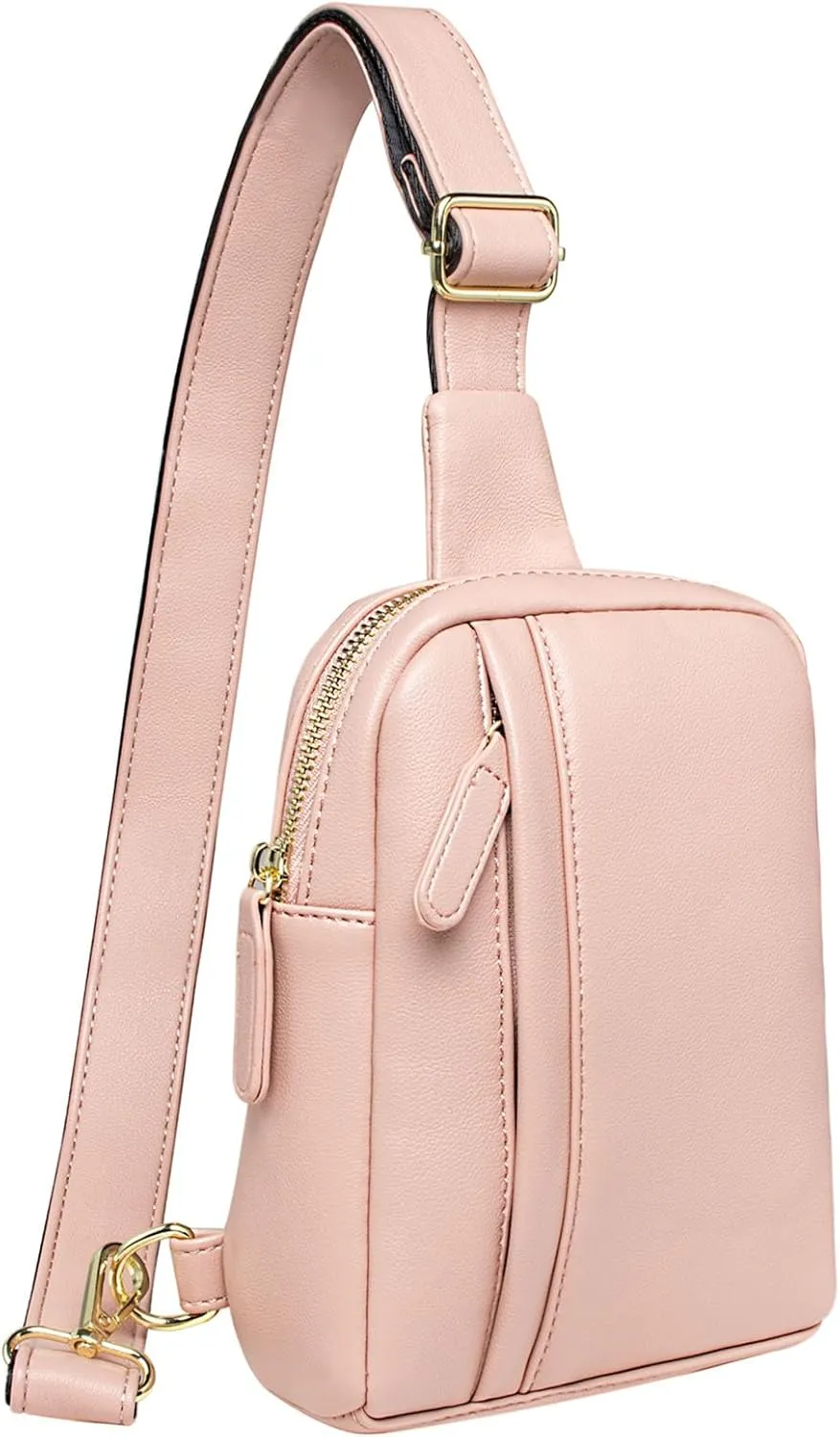 Womens Sling Bag Crossbody Fanny Pack Purse Leather Casual Fashion Travel Daypack Sport Chest Satchel for Women