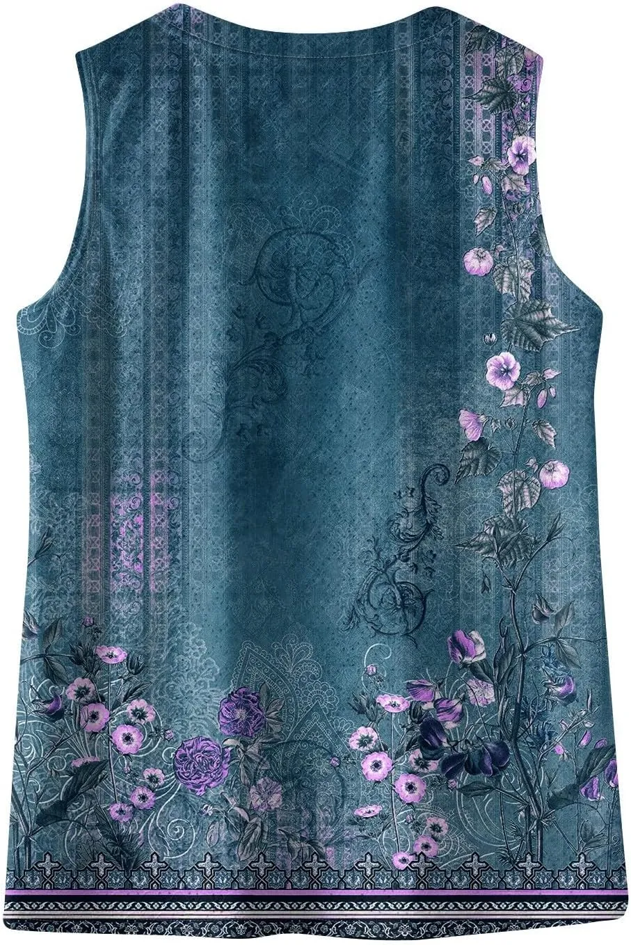 Women's Summer Tank Tops V Neck T Shirts Trendy Sleeveless Basic Tee Loose Fit 2025 Fashion