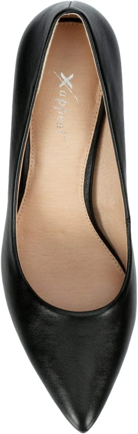 XAPPEAL Joya - Women's Slip-On Stilleto Pointed Closed Toe High Heel