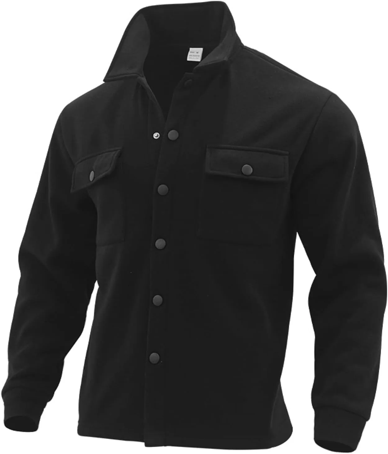 Ymosrh Men's Fashion Jackets Fall Winter Stand Collar Single Breasted Pea Coat Casual Mid Long Slim Fit Overcoat, M-3XL