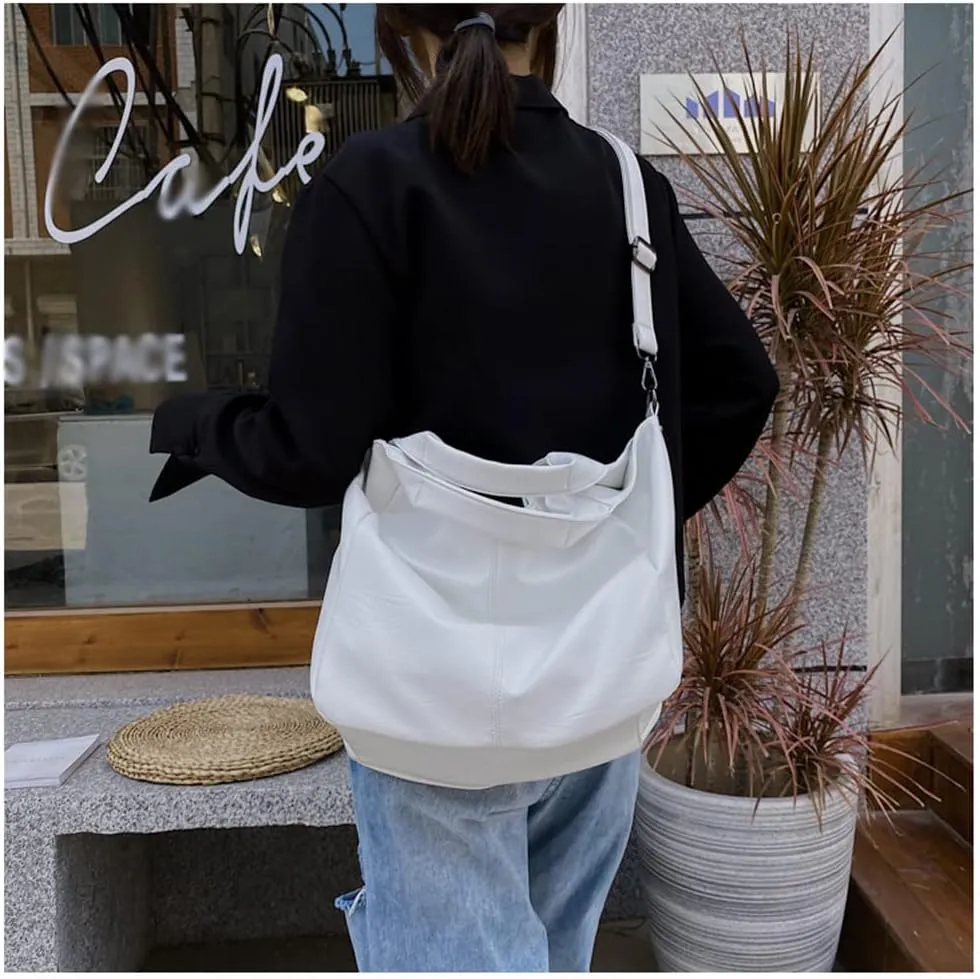 ZiMing Women Hobo Handbags Tote Bags Soft Vegan Leather Shoulder Bag Satchel Large Purse with Adjustable Shoulder Strap