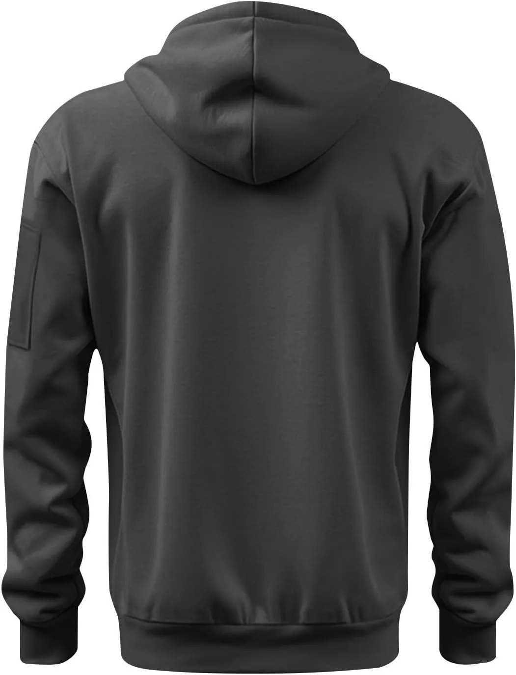 Zip Up Hoodie Men Hooded Tactical Jacket Work Tactical Winter Jackets Lightweight Zipper Jacket with Multi Pockets